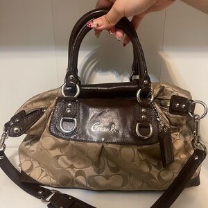 Coach Brown and Tan Women's Bag